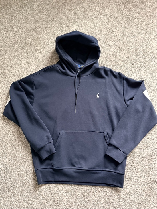 Polo Ralph Lauren Other - Polo by Ralph Lauren Navy Pullover Hoodie with White Pony